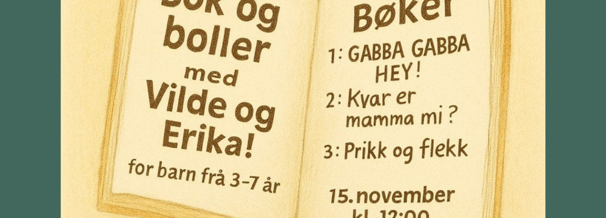 Bilete av plakat for bok og biller