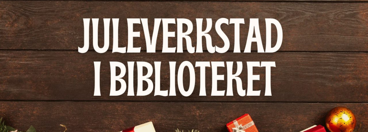 Bilete av plakat for juleverkstad