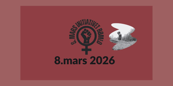 Bilete av plakat for 8. mars markering